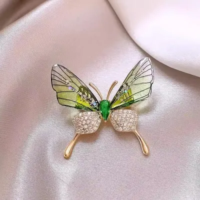 Charm Crystal Butterfly Brooch/Pin